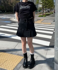 WEGO サイドドロストラインストーンT