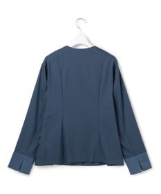 ICB 【CLASSY.掲載・裏起毛】 ウォームサテン カーディガンブラウス