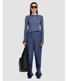 JOSEPH 【洗える】キャッシュエアー　ラウンドネックニット