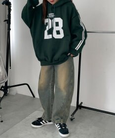 WEGO サイドラインナンバリングパーカー