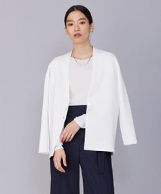 ICB 【洗える】コットンポリエステルスムース カーディガン