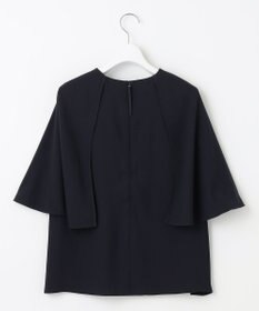 自由区 【洗える】バックサテンジョーゼット  ブラウス