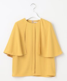 自由区 【洗える】バックサテンジョーゼット  ブラウス