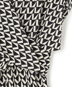 BEIGE， 【洗える】MODESTO / ジャージーストレッチカシュクールドレス