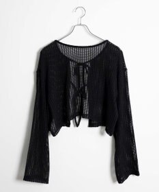 WEGO メッシュリボンカーディガン