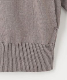 23区 【SLOW/一部店舗限定】コットンシルク ニットブルゾン