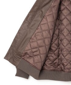 J.PRESS YORK STREET 【UNISEX】エコレザーMA-1