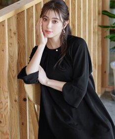 Tiaclasse L 【洗える】花びらスリーブチュニック