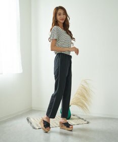 OP／FILA 【OP】ジャガード織ロングパンツ