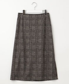 J.PRESS LADIES 【洗える】チェック ジャカード ナロー スカート