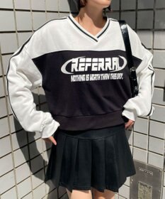 WEGO 切り替えショートスウェット