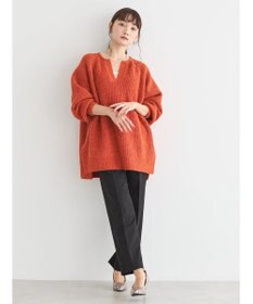 AMERICAN HOLIC ミックスヤーンカフタンニットプルオーバー