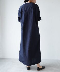 WHITE MAILS 【阿久津ゆりえコラボ】フロントタック Vネック ワンピース