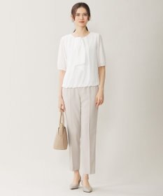 自由区 L 【セットアップ対応・UVカット・接触冷感・洗える】ライトストレッチテーパード パンツ