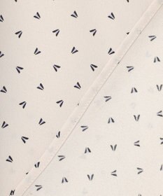 23区 L 【洗える】トライアングルプリント ネックデザイン ブラウス