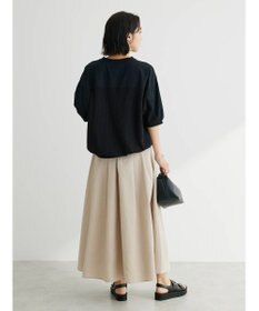 Green Parks ワッフル布帛ドッキングプルオーバー