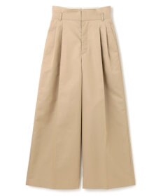 uncrave チノギャバジン ワイドトラウザー