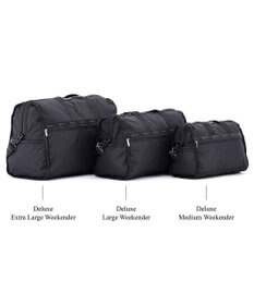 LeSportsac DELUXE MED WEEKENDER 【日本限定】リサイクルドブラックJP