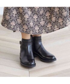 ing <ing>【WEB限定】クロスベルトデザインショートブーツ