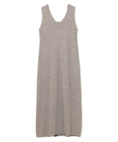 BEIGE， AGATE / Uネック メランジニットドレス