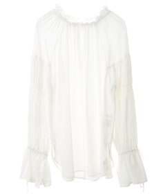 YECCA VECCA 2wayギャザーデザインブラウス