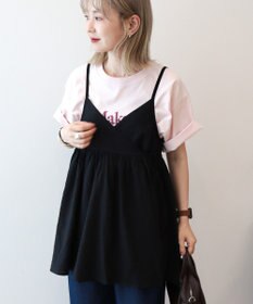 AMERICAN HOLIC 【WEB限定】前後2WAYキャミソールチュニック