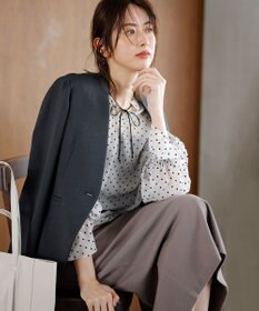 組曲 S 【WEB限定】ストライプジャガード タイトスカート