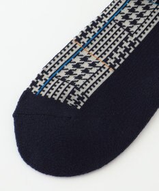 23区GOLF 【MEN】チェック柄レギュラーソックス
