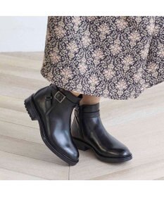 ing <ing>【WEB限定】クロスベルトデザインショートブーツ