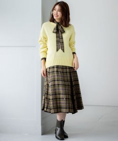 組曲 カシミヤブレンドバルキープルオーバー ニット