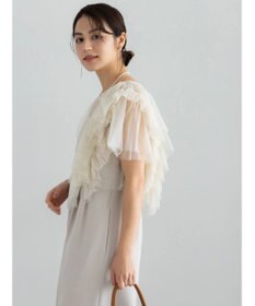 Te chichi 【セレモニーアイテム】チュールフリルレイヤードボレロ