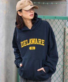 WEGO 【ユニセックス着用ITEM/SMLサイズ展開】グラフィックロゴプルパーカー