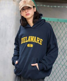 WEGO 【ユニセックス着用ITEM/SMLサイズ展開】グラフィックロゴプルパーカー