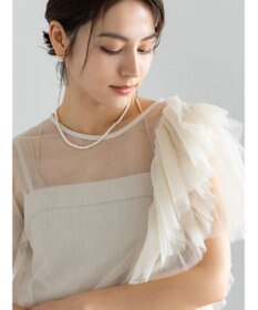 Te chichi 【セレモニーアイテム】チュールフリルレイヤードボレロ