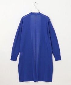 23区 【洗える】コットンアセテートギマ サマー ロングカーディガン