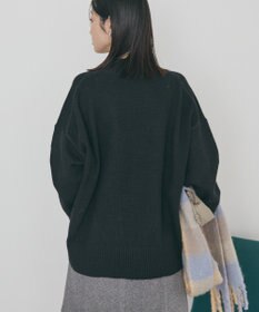 AMERICAN HOLIC モックネックコクーンニットプルオーバー