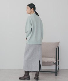 AMERICAN HOLIC モックネックコクーンニットプルオーバー