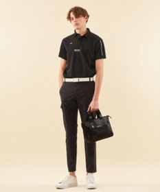 23区GOLF 【MEN】【吸水速乾】ポンチコンビ ポロシャツ