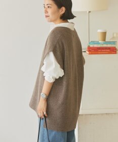 AMERICAN HOLIC ラメ入りＶネックニットベスト