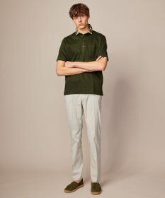 JOSEPH ABBOUD 【ウエストも伸びる/Eco撥水】オーガニックマイクロピケストレッチ パンツ