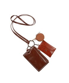 UNBILLION cachecache コンビ素材多機能スマホショルダー