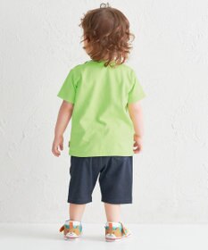 MIKI HOUSE HOT BISCUITS 【80-120cm】カラフルビーンズ フェイスプリント 半袖Tシャツ