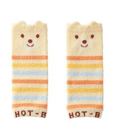 MIKI HOUSE HOT BISCUITS くまのお顔 あったかレッグウォーマー