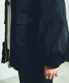 GRACE CONTINENTAL ボアコンビダウンジャケット