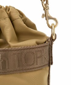 TOPKAPI 【Breath TOPKAPI】ナイロン ロゴテープ バケツ 巾着 ショルダー バッグ