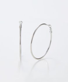 Phoebe 【金属アレルギー対応】ライトフープピアス　シルバー/ステンレス/大振り