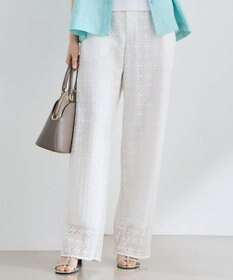 自由区 【カタログ掲載】ジオメトリックレース パンツ