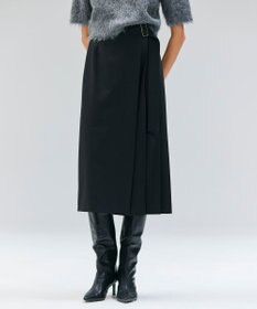 BEIGE， 【セットアップ対応・洗える・BAILA 11月号掲載】ZEPHYR / ウールライクアシンメトリープリーツスカート