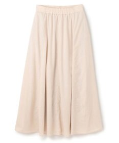 UNFILO リネンレーヨン セミフレアスカート