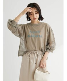 Green Parks ・ＥＬＥＮＣＡＲＥ　ＤＵＥ　２ｗａｙメッシュカーディガン